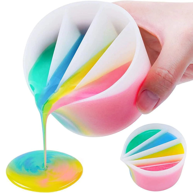 Urban Crafter Silicone Pouring Split Cup - 4 Sections