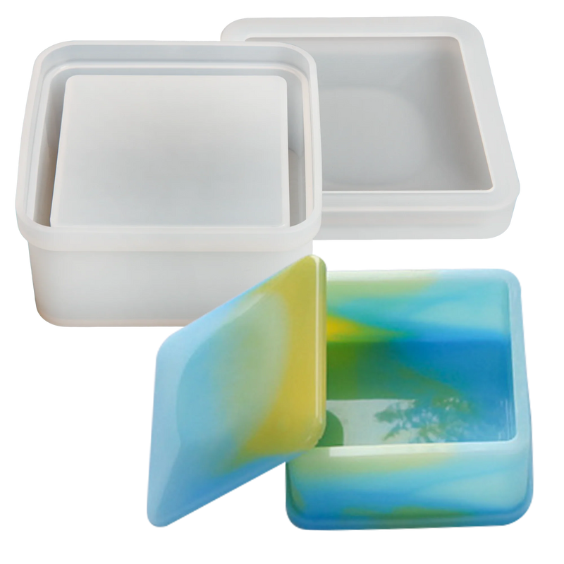 Urban Crafter Square Box Silicone Mold 8x8x3.7cm