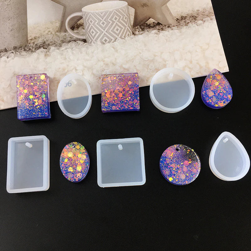 Urban Crafter Regular Pendants Molds (5 Piece)