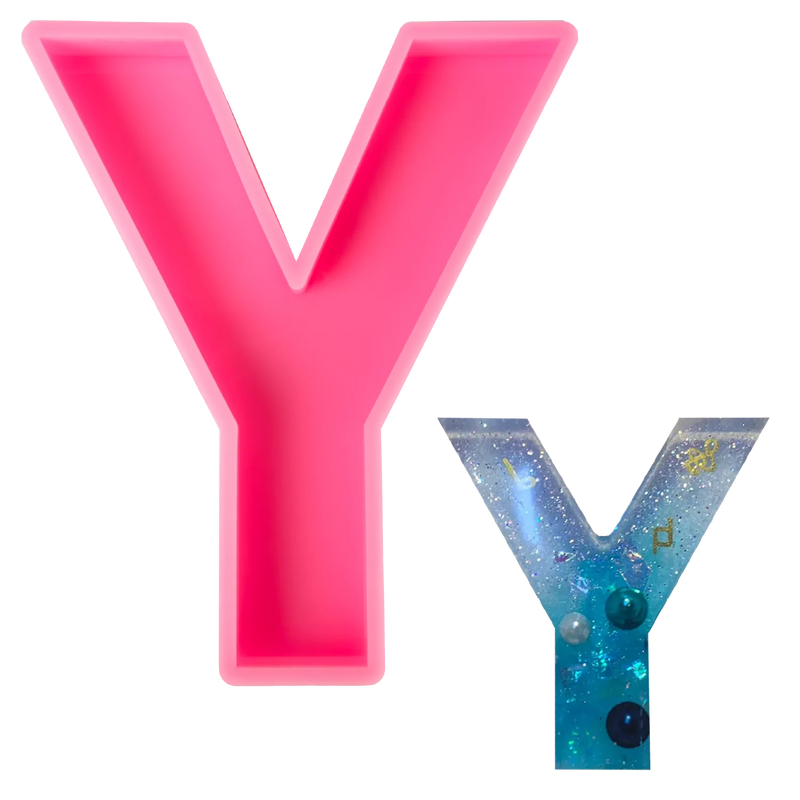 Urban Crafter - Large Alphabet Silicone Mold - Y -Height:15.2cm