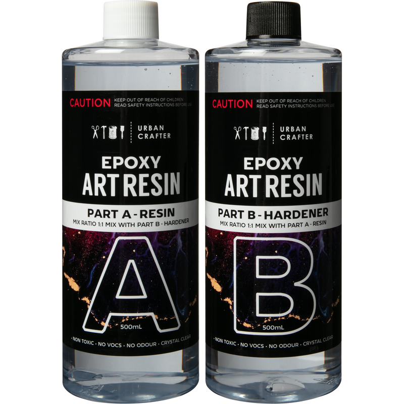 Urban Crafter Epoxy Resin Kit 1:1, 1Lt (500ml + 500ml)