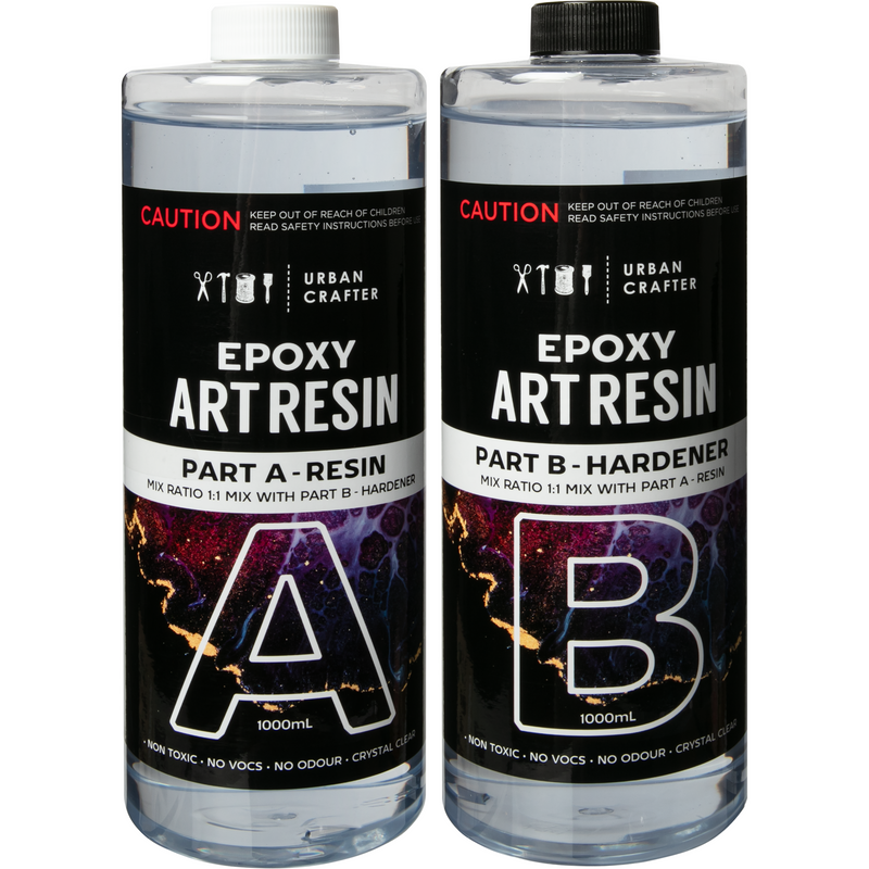 Urban Crafter Epoxy Resin Kit 1:1, 2Lt (1Lt + 1Lt)