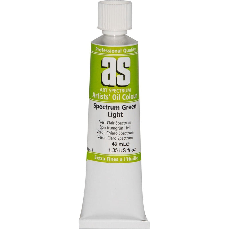 Art Spectrum Oil Paint 40mL Spectrum Green Light S1