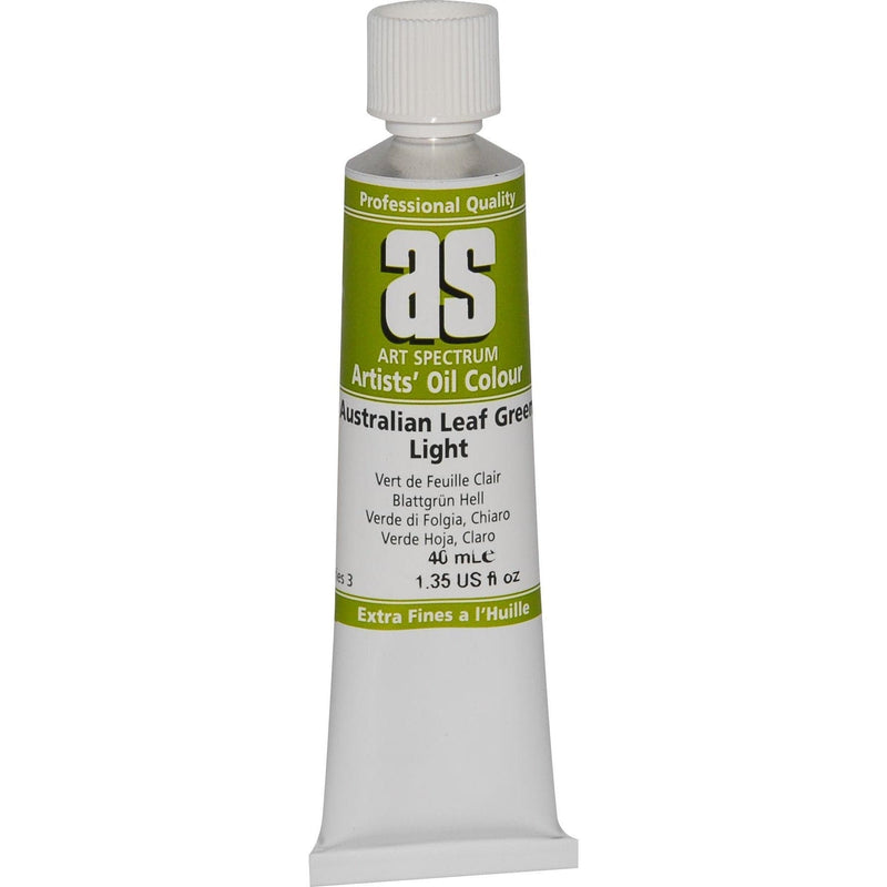 Art Spectrum Oil Paint 40mL Australian Leaf Green Light S3