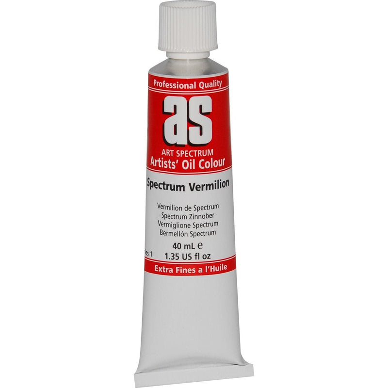 Art Spectrum Oil Paint 40mL Spectrum Vermilion S1