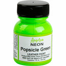 Lawn Green Angelus Neon Acrylic Paint Popsicle Green 29Ml Use On Leather, Vinyl Or Fabric Leather and Vinyl Paint
