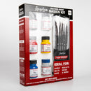 Gold Angelus Leather Paint Basics Kit Leather and Vinyl Paint