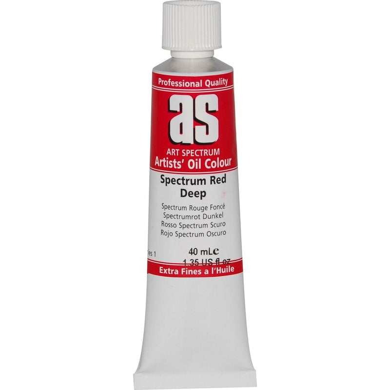 Art Spectrum Oil Paint 40mL Spectrum Red Deep  S1