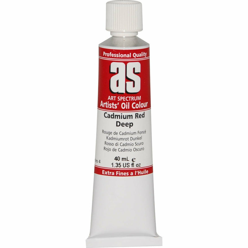 Art Spectrum Oil Paint 40mL Cadmium Red Deep  S4