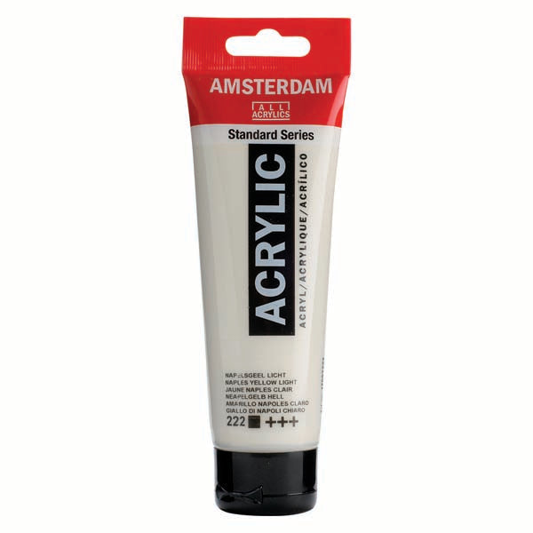 Amsterdam Acrylic Paint, 120ml - 222 - Naples Yellow Light
