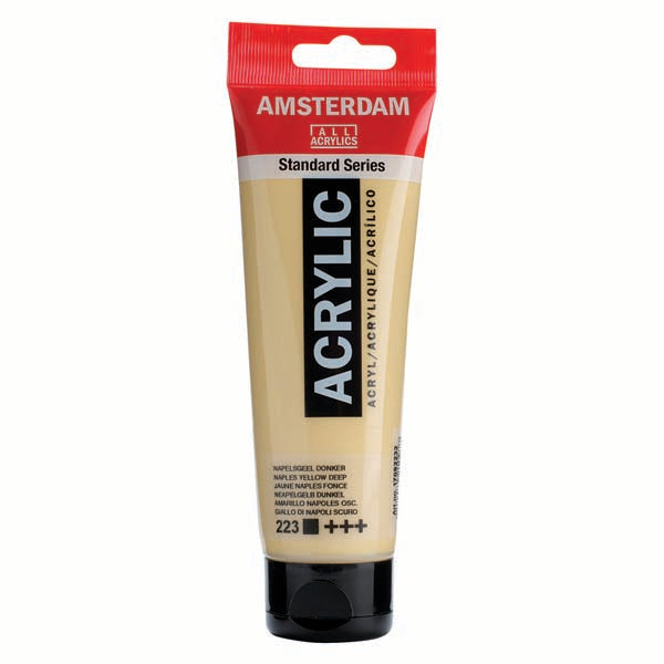 Amsterdam Acrylic Paint, 120ml - 223 - Naples Ylw Dp