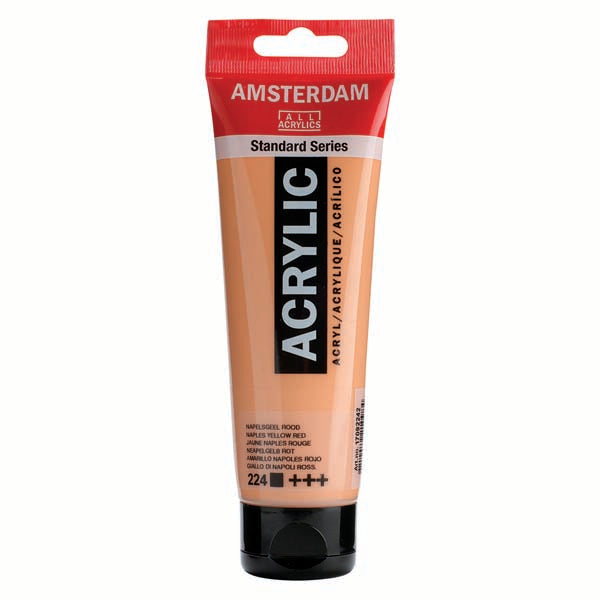 Amsterdam Acrylic Paint, 120ml - 224 - Naples Yellow Red