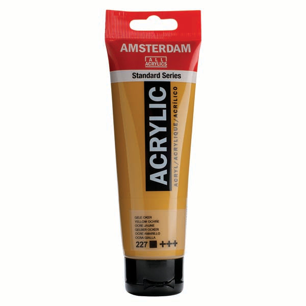 Amsterdam Acrylic Paint, 120ml - 227 - Yellow Ochre