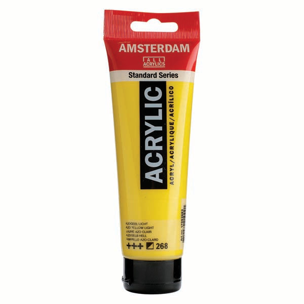 Amsterdam Acrylic Paint, 120ml - 268 - Azo Yellow Lt