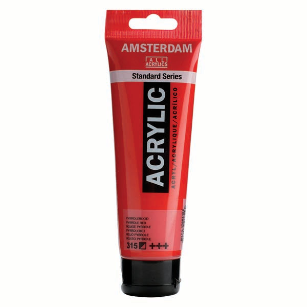 Amsterdam Acrylic Paint, 120ml - 315 - Pyrrole Red