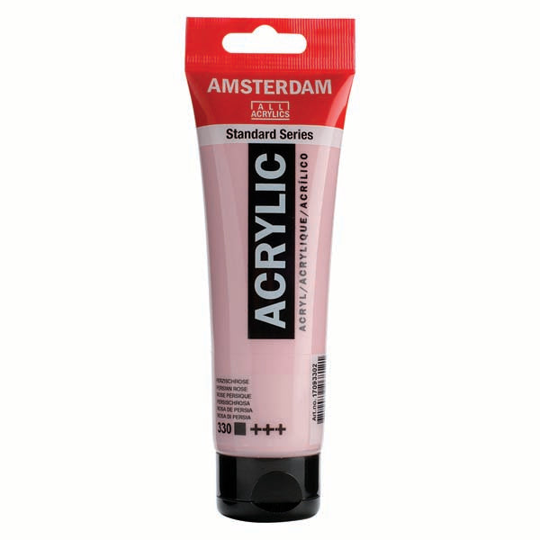 Amsterdam Acrylic Paint, 120ml - 330 - Persian Rose