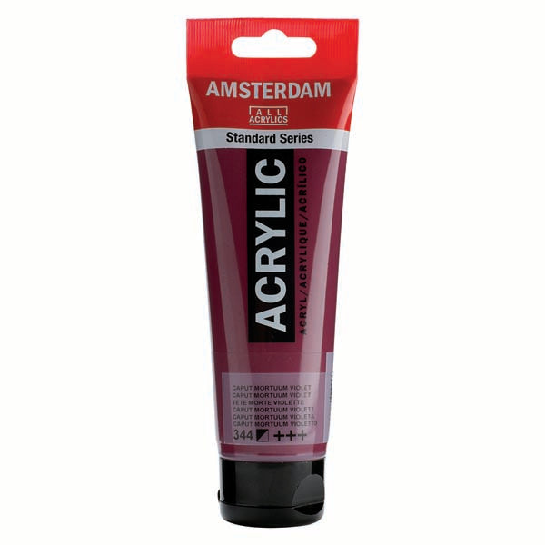 Amsterdam Acrylic Paint, 120ml - 344 - Caput, Mortuum, Violet