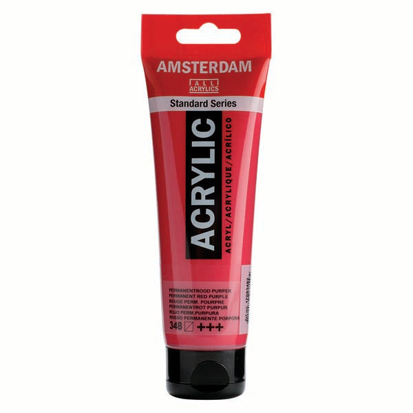 Amsterdam Acrylic Paint, 120ml - 348 - Perm.Red Purple