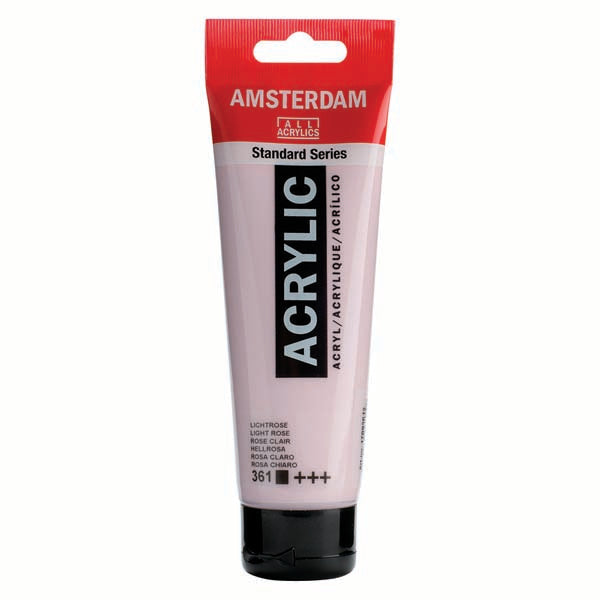 Amsterdam Acrylic Paint, 120ml - 361 - Light Rose