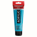 White Smoke Amsterdam Acrylic Paint, 120ml - 522 - Turqoise Blue Acrylic Paints