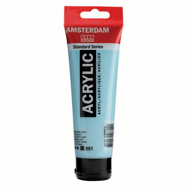 Amsterdam Acrylic Paint, 120ml - 551 - Sky Blue Lt