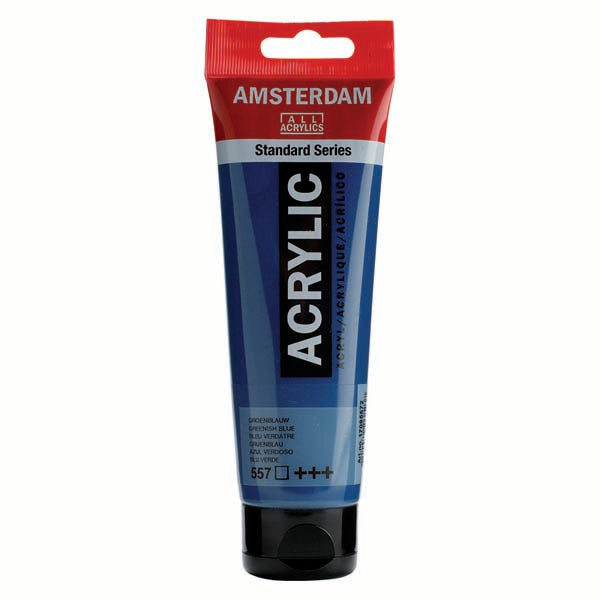 Amsterdam Acrylic Paint, 120ml - 557 - Greenish Blue