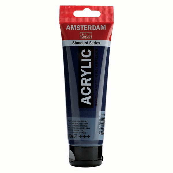 Amsterdam Acrylic Paint, 120ml - 566 - Prussian Blue Phthalo
