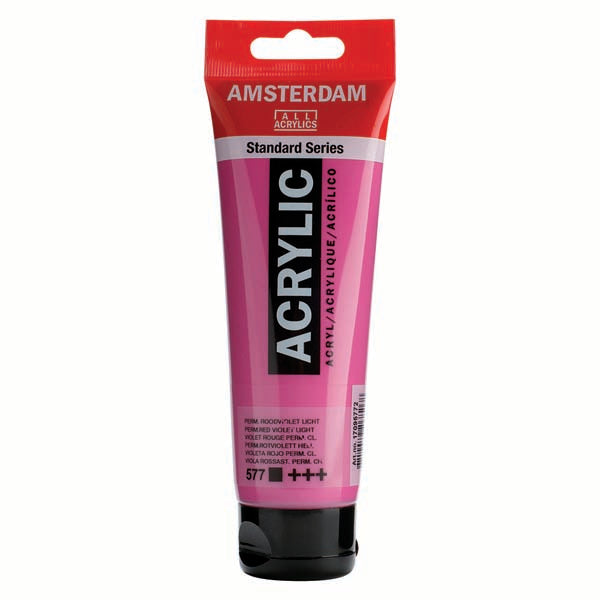 Amsterdam Acrylic Paint, 120ml - 577 - Permanent Red Violet Light
