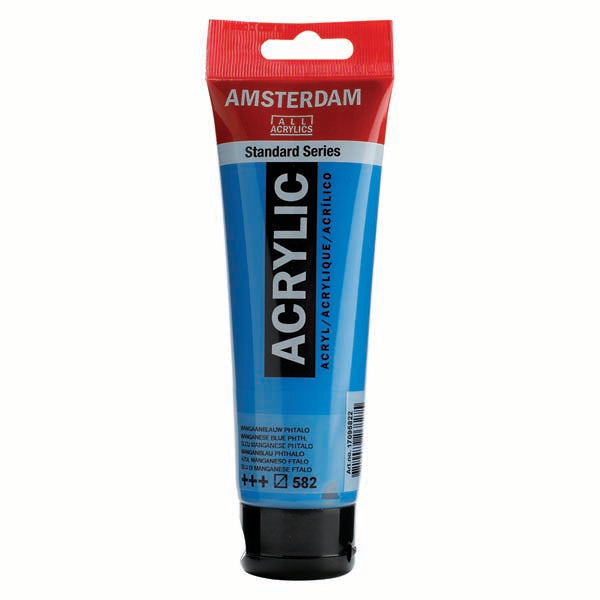 Amsterdam Acrylic Paint, 120ml - 582 - Manganese Blue