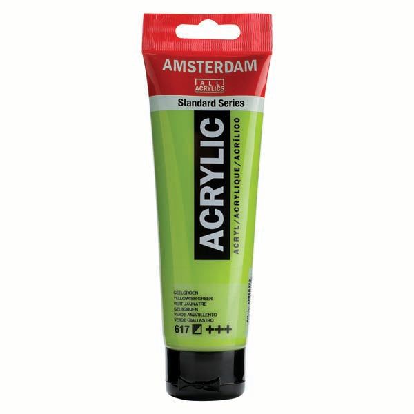 Amsterdam Acrylic Paint, 120ml - 617 - Yellowish Green