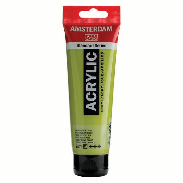 Amsterdam Acrylic Paint, 120ml - 621 - Olive Green Light