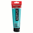 White Smoke Amsterdam Acrylic Paint, 120ml - 661 - Turqoise Green Acrylic Paints