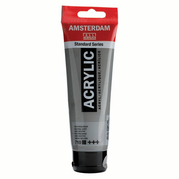 Amsterdam Acrylic Paint, 120ml - 710 - Neutral Grey