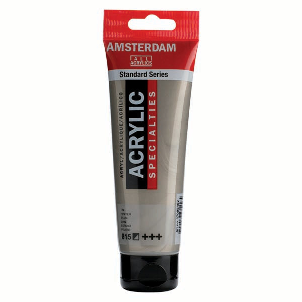 Amsterdam Acrylic Paint, 120ml - 815 - Pewter