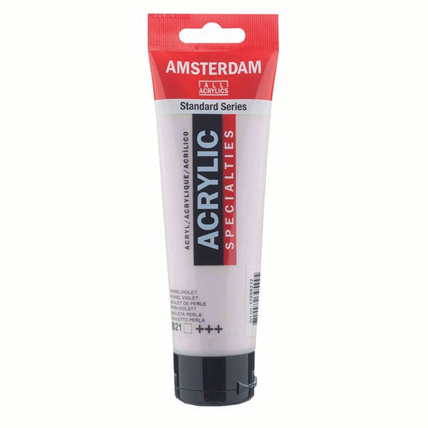 Amsterdam Acrylic Paint, 120ml - 821 - Pearl Violet