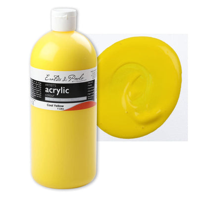 Eraldo di Paolo Acrylic Paint, Cool Yellow, 1L