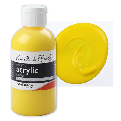 Eraldo di Paolo Acrylic Paint, Cool Yellow, 250ml