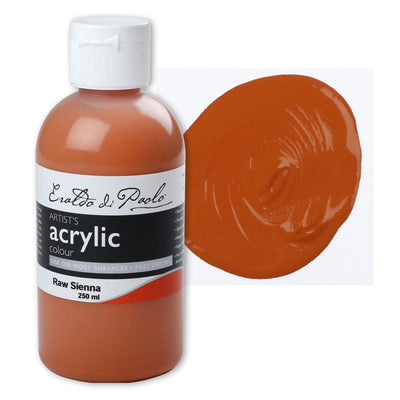 Eraldo di Paolo Acrylic Paint, Raw Sienna, 250ml