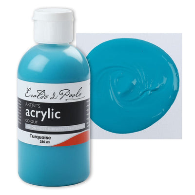 Eraldo di Paolo Acrylic Paint, Turquoise, 250ml