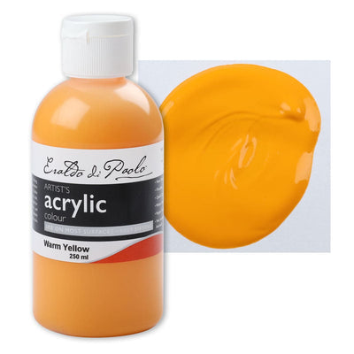 Eraldo di Paolo Acrylic Paint, Warm Yellow, 250ml