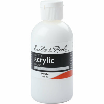 Eraldo di Paolo Acrylic Paint, White, 250ml