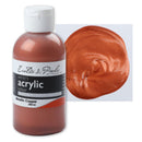 White Smoke Eraldo di Paolo Acrylic Paint, Metallic Copper, 250ml Acrylic Paints