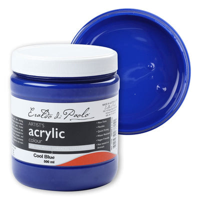 Eraldo di Paolo Acrylic Paint, Cool Blue, 500ml