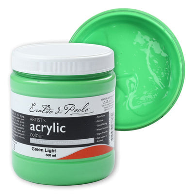Eraldo di Paolo Acrylic Paint, Green Light, 500ml