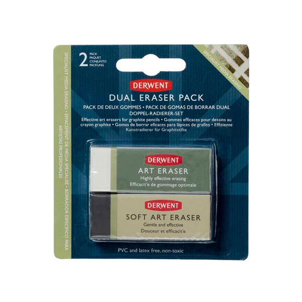 Derwent Dual Eraser Pack, 2pcs