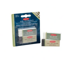 White Smoke Derwent Dual Eraser Pack, 2pcs Drawing Accessories