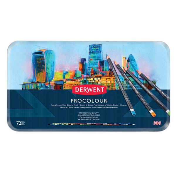 Derwent Procolour Pencils Tin 72