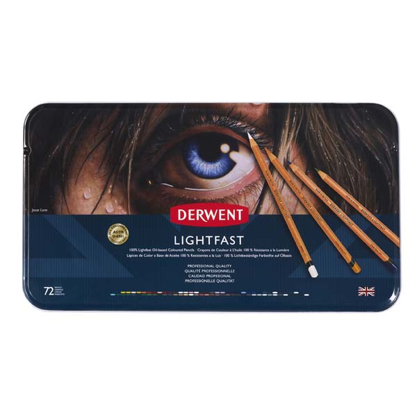Derwent Lighfast Pencils Tin 72