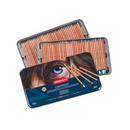 White Smoke Derwent Lighfast Pencils Tin 72 Pencils