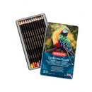White Smoke Derwent Chromaflow Pencils Tin 12 Pencils